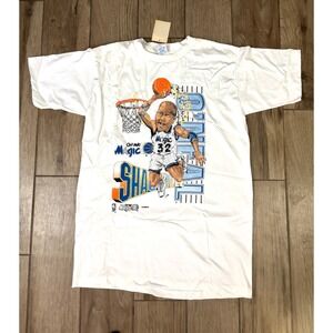 Vintage Shaquille ONeal Salem Sportswear T Shirt Orlando Magic NBA NWT